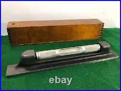 South Bend Lathe Works 12 Precision Machinist Level in Original Wood Box, USA