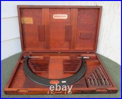 Starrett 12-18 Outside Tubular 724 Micrometer Set w Case Lathe Machinist 7 of 9