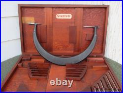 Starrett 12-18 Outside Tubular 724 Micrometer Set w Case Lathe Machinist 7 of 9