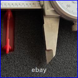 Starrett 3202-6 Machinist Dial Caliper, Hardened Stainless Steel 0-6 Lathe Tool