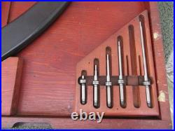 Starrett 36 Outside Tubular Micrometer Caliper Model 724 Lathe Machinist 5 of 9