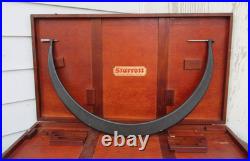 Starrett 36 Outside Tubular Micrometer Caliper Model 724 Lathe Machinist 5 of 9