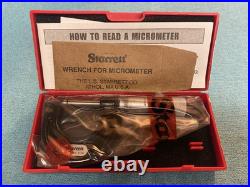 Starrett 436 1rl-2 001 0-1 Micrometer Toolmaker Machinist Grind MILL Lathe