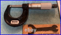 Starrett 436 1rl-2 001 0-1 Micrometer Toolmaker Machinist Grind MILL Lathe