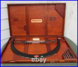 Starrett Model 724 24-30 Outside Micrometer Anvil Set w Case -Lathe Machinist