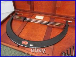 Starrett Model 724 24-30 Outside Micrometer Anvil Set w Case -Lathe Machinist