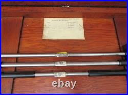 Starrett Model 724 24-30 Outside Micrometer Anvil Set w Case -Lathe Machinist