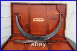 Starrett Model 724 24-30 Outside Micrometer Anvil Set w Case -Lathe Machinist