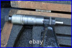 Starrett No. 224 12-16 Outside Micrometer Complete Set Lathe Machinist Tool