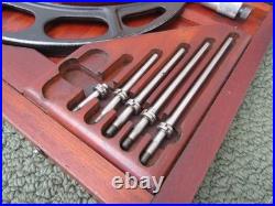 Starrett No. 224 Set 6 12 Outside Micrometer Caliper Lathe Machinist 3 of 9
