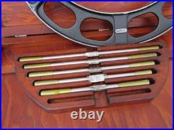 Starrett No. 224 Set 6 12 Outside Micrometer Caliper Lathe Machinist 3 of 9