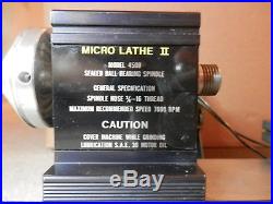 Taig Micro Lathe II 2 Model 4500 mini machinist
