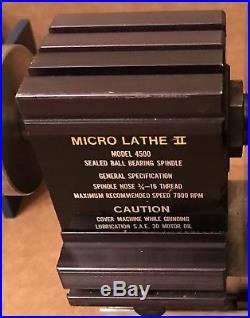 Taig Micro Mini Machinist Watchmaker Lathe II 2 Model 4500 Made in USA