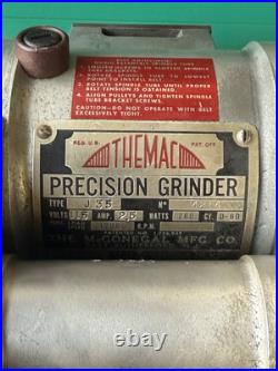 Themac J35 Tool Post Grinder Accessories & Case Metal Lathe Grinding Machinist