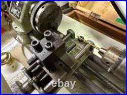 Unimat -SL DB 200 Jeweler's Machinist's Lathe withOriginal Wood Box & Many Extras