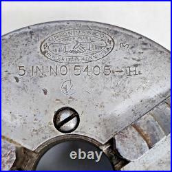 Union Mfg Co Jewelers Machinist Lathe 5 Chuck 3 Jaw No. 5405-H New Britain Conn