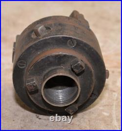 Union Precision Independent three jaw lathe chuck 4 diameter threaded machinist