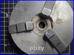VINTAGE AMT MACHINIST 6 3 JAW CHUCK METAL LATHE wood working tools
