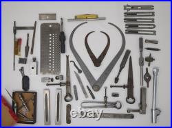 VINTAGE & MODERN MACHINIST TOOL LOT Starrett And More