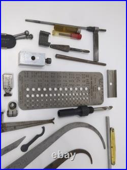 VINTAGE & MODERN MACHINIST TOOL LOT Starrett And More