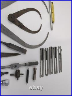 VINTAGE & MODERN MACHINIST TOOL LOT Starrett And More