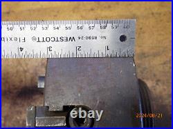 VINTAGE ROCKWELL 10, 4 JAW METAL LATHE CHUCK With L-00 L-OO MOUNT MACHINIST TOOL