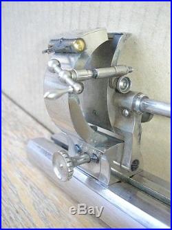 Vintage American Watch & Tool Jewelers Machinist Lathe + Rare Milling Attachment