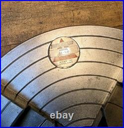 Vintage BURNERD 10 4-Jaw Indep. Lathe Chuck 41-L0 Mount Machinist Tooling USA