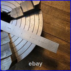 Vintage BURNERD 10 4-Jaw Indep. Lathe Chuck 41-L0 Mount Machinist Tooling USA