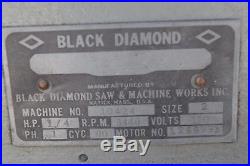 Vintage Black Diamond Precision Sharpener Grinder. MACHINIST TOOLS LATHE MILL