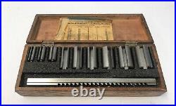 Vintage DuMONT MINUTE MAN Keyway Broach Set Machinist Mill Lathe 9/16 1-9/16