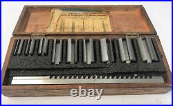 Vintage DuMONT MINUTE MAN Keyway Broach Set Machinist Mill Lathe 9/16 1-9/16