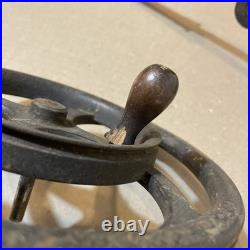 Vintage G Boley Machinist Or Watch Maker Lathe Cast Iron Handwheel Parts