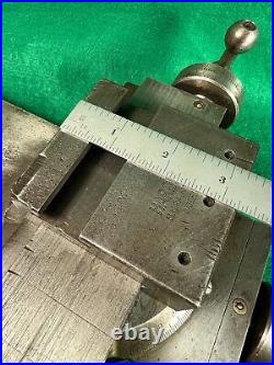 Vintage Hardinge Lathe Compound Cross Slide Model 9D Lathe Part Machinist Tool