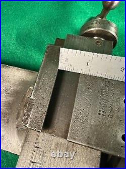 Vintage Hardinge Lathe Compound Cross Slide Model 9D Lathe Part Machinist Tool