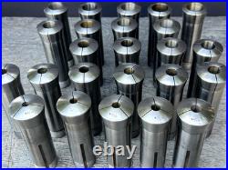Vintage Hendey Machinist Lathe Collets No. 6 (6H) Lot of 29 Rare 64ths Sizes