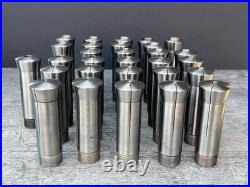 Vintage Hendey Machinist Lathe Collets No. 6 (6H) Lot of 29 Rare 64ths Sizes