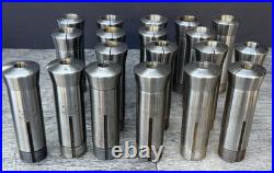 Vintage Hendey Machinist Lathe Collets No. 6 (6H) Lot of 29 Rare 64ths Sizes