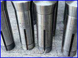 Vintage Hendey Machinist Lathe Collets No. 6 (6H) Lot of 29 Rare 64ths Sizes