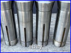 Vintage Hendey Machinist Lathe Collets No. 6 (6H) Lot of 29 Rare 64ths Sizes