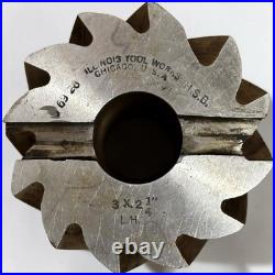 Vintage Illinois Tool Works Face Mill Cutter Machinist Shop Milling Lathe 3 Old