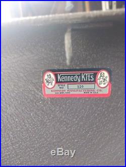 Vintage Kennedy 526 8 drawer Machinist Chest Full. Machinist tools lot Starrett