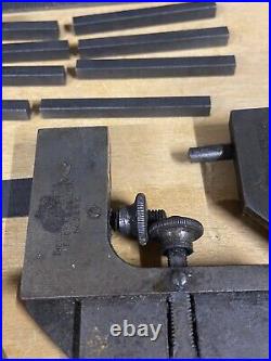 Vintage L. S. Starrett Tools Machinist Tools Rex Blue Chip Cutting Bars Lathe Wow