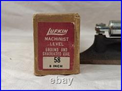 Vintage Lufkin No 58 8 Machinist Level Cnc Lath Tested Works