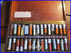 Vintage MACHINIST LATHE MILL Set of Van Keuren Measuring Wire Thread Set in Case