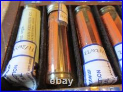 Vintage MACHINIST LATHE MILL Set of Van Keuren Measuring Wire Thread Set in Case