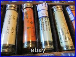 Vintage MACHINIST LATHE MILL Set of Van Keuren Measuring Wire Thread Set in Case