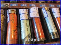 Vintage MACHINIST LATHE MILL Set of Van Keuren Measuring Wire Thread Set in Case