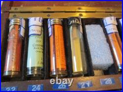 Vintage MACHINIST LATHE MILL Set of Van Keuren Measuring Wire Thread Set in Case