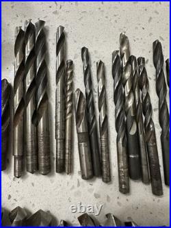 Vintage Machinist Drill Bit Lot Drillbit Antique USA Tool Lathe